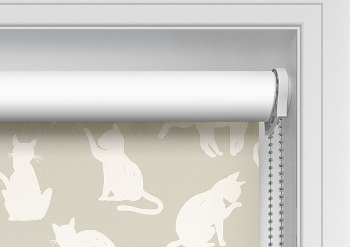 Curious Cats, Cream - Twist&Fit Roller Blind - Image 11